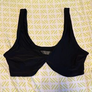 Naked Wardrobe HOURGLASS FOUNDATION BRA TOP black Size M nwot